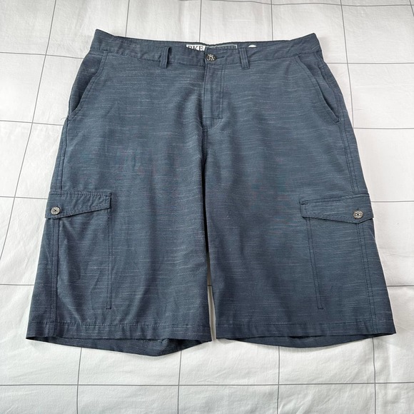BKE Shorts Mens 34 Blue Hybrid Athletic Performance Board Casual Stretch Active - Picture 1 of 11